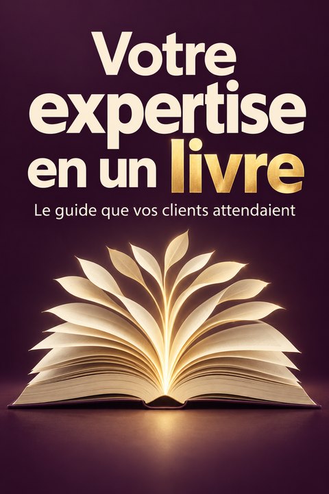 Votre expertise en un livre — Le guide que vos clients attendaient